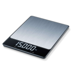 Весы кухонные для еды KS 34 Stainless Steel Beurer электронные настольные пищевые