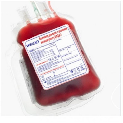 Контейнер для крові WEGO із розчином CPDA-1 450/450 мл із аксесуарами