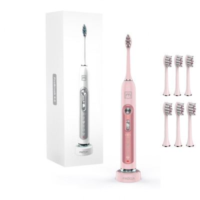 Ультразвуковая зубная щетка Medica+ PROBRUSH 9.0 fuchsia + насадки (6 шт)