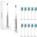 Ультразвуковая зубная щетка Medica+ PROBRUSH 9.0 white + насадки (10 шт) фото 1 