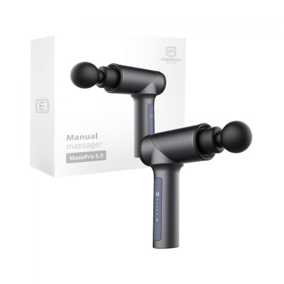 Перкуссионный ручной массажер для тела и мышц Medica+ MassHand Pro 5.0