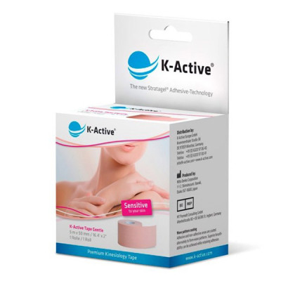 Преміум кінезіо тейп Gentle 5 см х 5 м 1 шт.