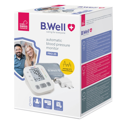 Автоматический тонометр B.Well PRO-25 Автоматический тонометр B.Well PRO-25 фото 4