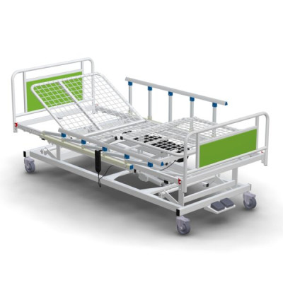 Кровать медицинская КФМ-4nb-e1s передвижная с электроприводом для лежачих больных и инвалидов