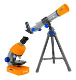 Микроскоп Bresser Junior 40x-640x + Телескоп 40/400