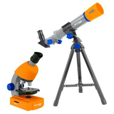 Мікроскоп Bresser Junior 40x-640x + Телескоп 40/400
