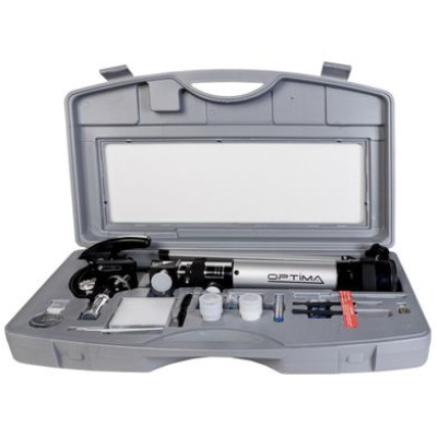 Микроскоп Optima Universer 300x-1200x + Телескоп 50/360 AZ в кейсе фото 4 