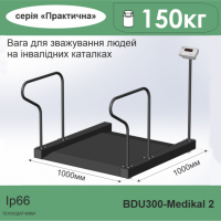 Ваги медичні 4BDU300-Medical 2 для зважування людей на інвалідних каталках