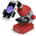 Микроскоп Bresser Junior 40x-640x Red с набором для опытов и адаптером для смартфона фото 2