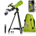 Телескоп Bresser Junior 70/400 Green з адаптером для смартфона + рюкзак (8850610B4K) фотографія 1 