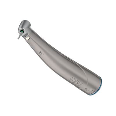 Наконечник Dentsply Sirona T1 LINE C 40 L, угловой, микромоторный - 1:1, титановый корпус, DLC-покрытия подшипников, светловод, кнопочная система зажимной