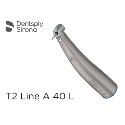 Наконечник Dentsply Sirona T2 LINE A 40 L, серия Комфорт, микромоторный, угловой, передаточное число 1:1, синее маркирование, для инструментов WB (D-2,35мм) Наконечник Dentsply Sirona T2 LINE A 40 L, серия Комфорт, микромоторный, угловой, передаточное число 1:1, синее маркирование, для инструментов WB (D-2,35мм) фото 2