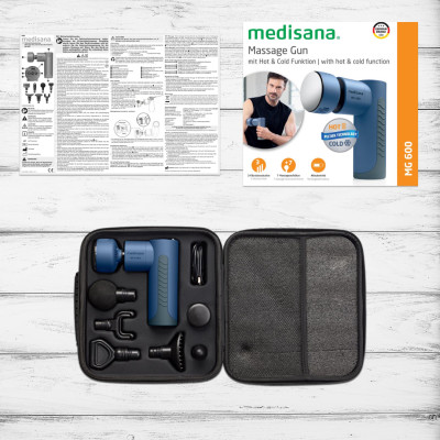 Перкуссионный ручной массажер для тела и мышц с функцией Hot & Cold MG 600 Перкуссионный ручной массажер для тела и мышц с функцией Hot & Cold MG 600 фото 5