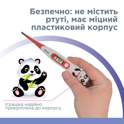 Цифровий термометр PRO-06 flex, панда Цифровий термометр PRO-06 flex, панда фотографія 3