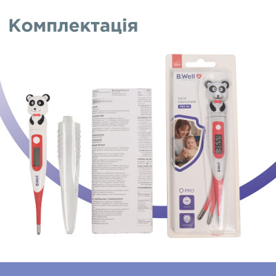 Цифровий термометр PRO-06 flex, панда Цифровий термометр PRO-06 flex, панда фотографія 9
