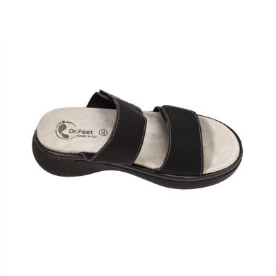 Жіночі сандалі Dr.Feet 21012 146-148 з двома регульованими ремінцями, чорні Жіночі сандалі Dr.Feet 21012 146-148 з двома регульованими ремінцями, чорні фотографія 7