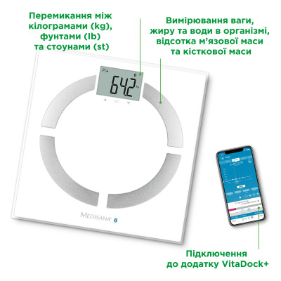 Смарт-ваги Medisana BS 444 Смарт-ваги Medisana BS 444 фотографія 4