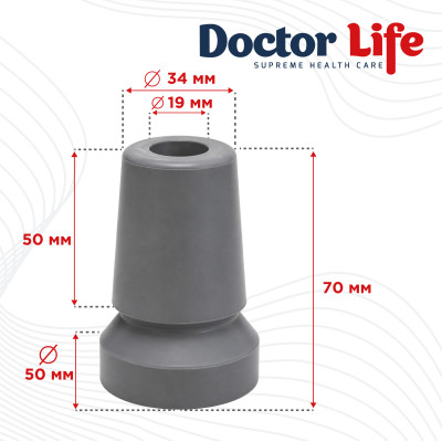 Наконечник для палиць обертовий 360°, Doctor Life 10044 19 мм Наконечник для палиць обертовий 360°, Doctor Life 10044 19 мм фотографія 7