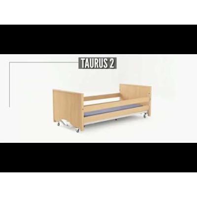 Ліжко реабілітаційне RehaBed Taurus 2, стандарт, металеве SIL - бук фотографія 7 