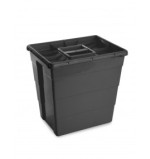 SC 30 MONO BLACK, контейнер для сбора медицинских и биологических отходов, масок, перчаток, игл и т.д. (30 л)
