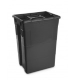 SC 50 MONO BLACK, контейнер для сбора медицинских и биологических отходов, масок, перчаток, игл и т.д. (50 л)