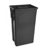 SC 60 MONO BLACK, контейнер для сбора медицинских и биологических отходов, масок, перчаток, игл и т.д. (60 л)