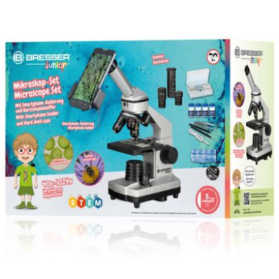 Мікроскоп Bresser Junior Biolux CA 40x -1024x з адаптером для смартфона + кейс Мікроскоп Bresser Junior Biolux CA 40x -1024x з адаптером для смартфона + кейс фотографія 7