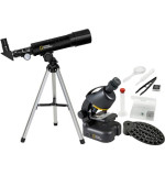 Микроскоп National Geographic Junior 40x-640x + Телескоп 50/360 с кейсом