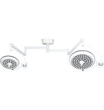 Світильник хірургічний двокупольний стельовий LED MK-D700/500ZF Medik
