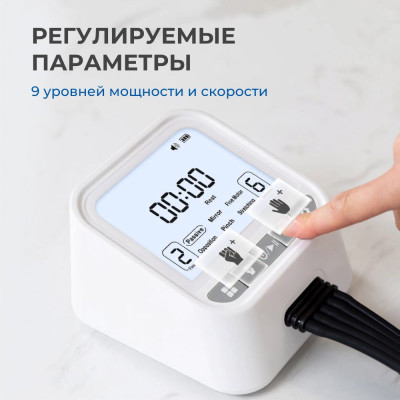 Перчатка-тренажер для реабилитациии левой руки и пальцев SY-HRE12E-L (7 режимов) фото 4 