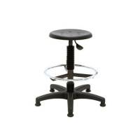 Стілець медичний Polo Black (шарніри, ринг) на колесах для лікаря стоматолога асистента пацієнта