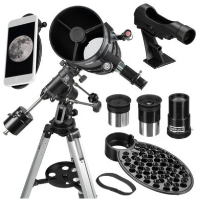 Телескоп Bresser Pollux 150/1400 EQ3 Carbon з сонячним фільтром і адаптером для смартфона (4690900) Телескоп Bresser Pollux 150/1400 EQ3 Carbon з сонячним фільтром і адаптером для смартфона (4690900) фотографія 6