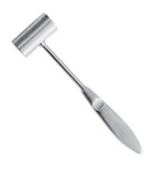 Молоток для челюсти Bone Mallet 16,5 см, диаметр 20 мм с цилиндрическим обушком и анатомической ручкой,