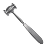 Молоток для челюсти Collin Bone Mallet 20 см, диаметр 30 мм с фигурным двусторонним обушком, ручка плоская,